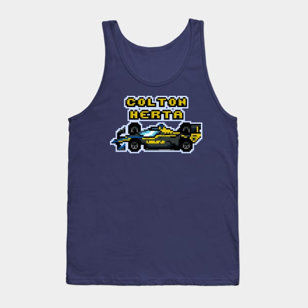 Colton Herta '23 Old School Tank Top by SteamboatJoe